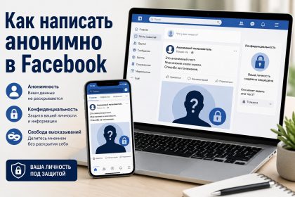 Как написать анонимно на Facebook 2026: пошаговая инструкция для телефона и ноутбука
