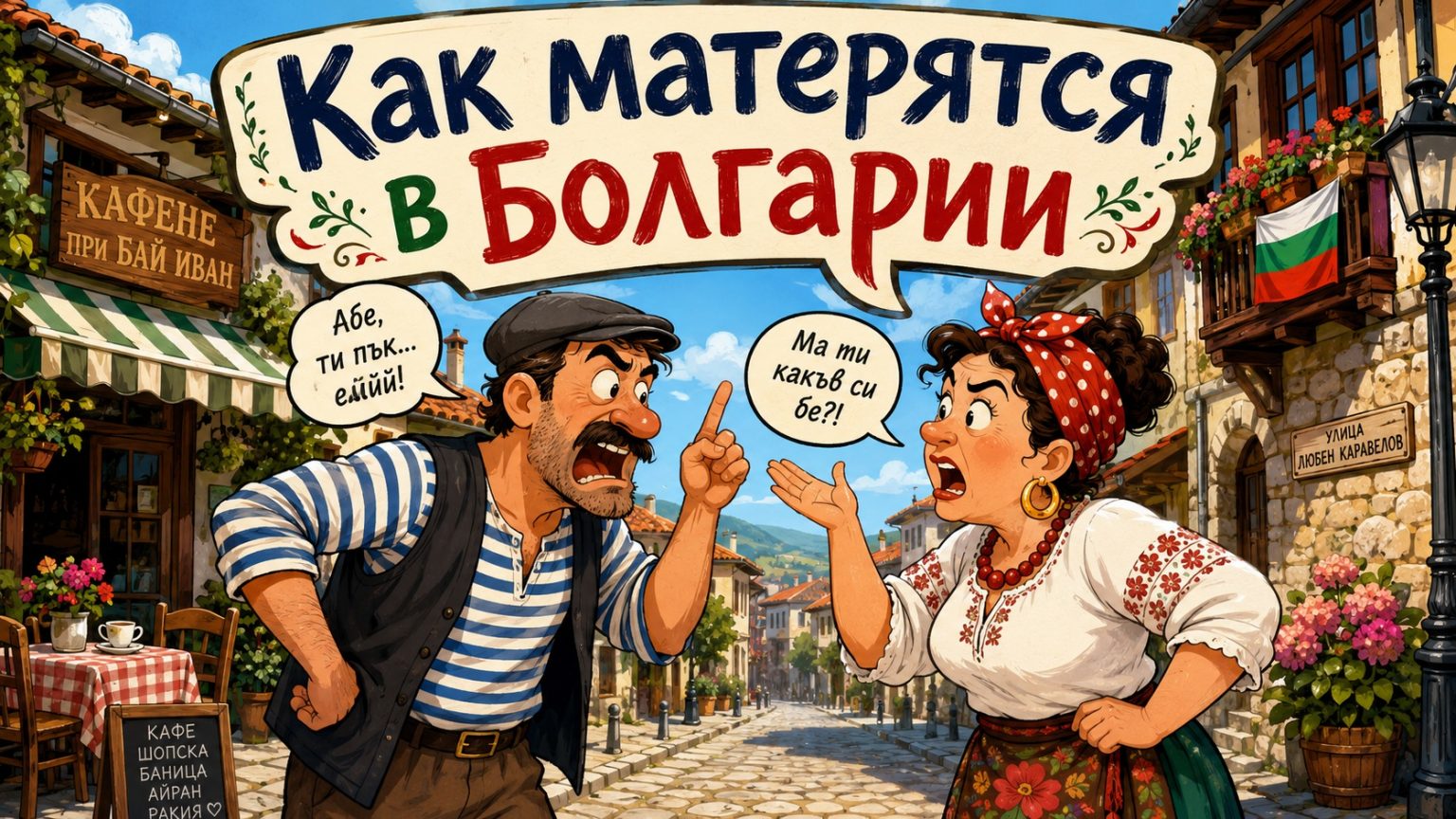 Как ругаются болгары: матюки и бранные слова на болгарском с переводом