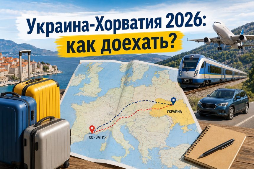 Как добраться из Украины в Хорватию 2026: быстрые способы, цена, длительность поездки