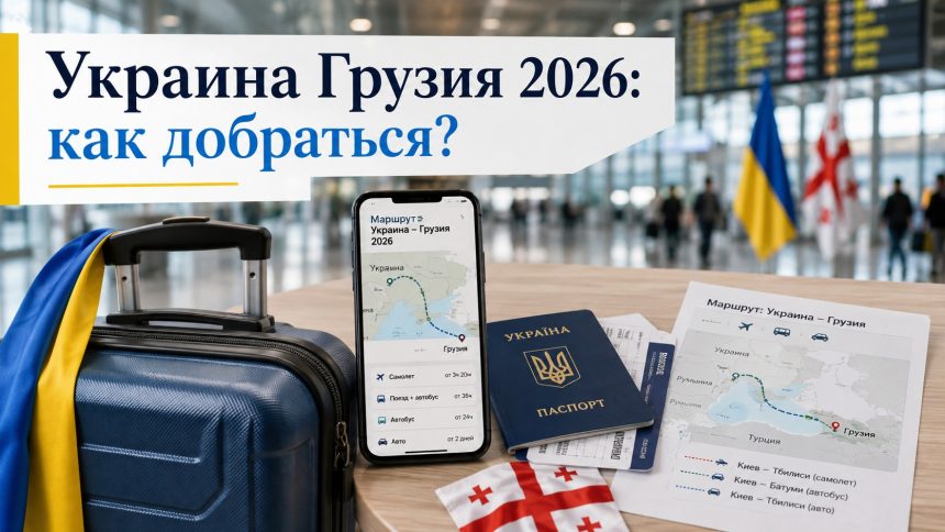 Как добраться из Украины в Грузию 2026: быстрые способы, цена, длительность поездки
