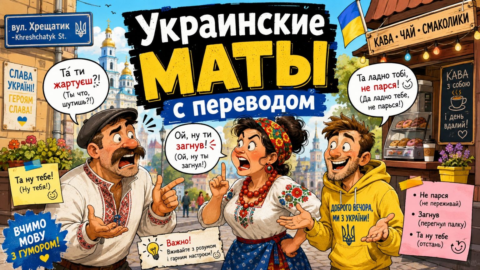 Украинские ругательства с переводом на русский: слова, фразы и их значение