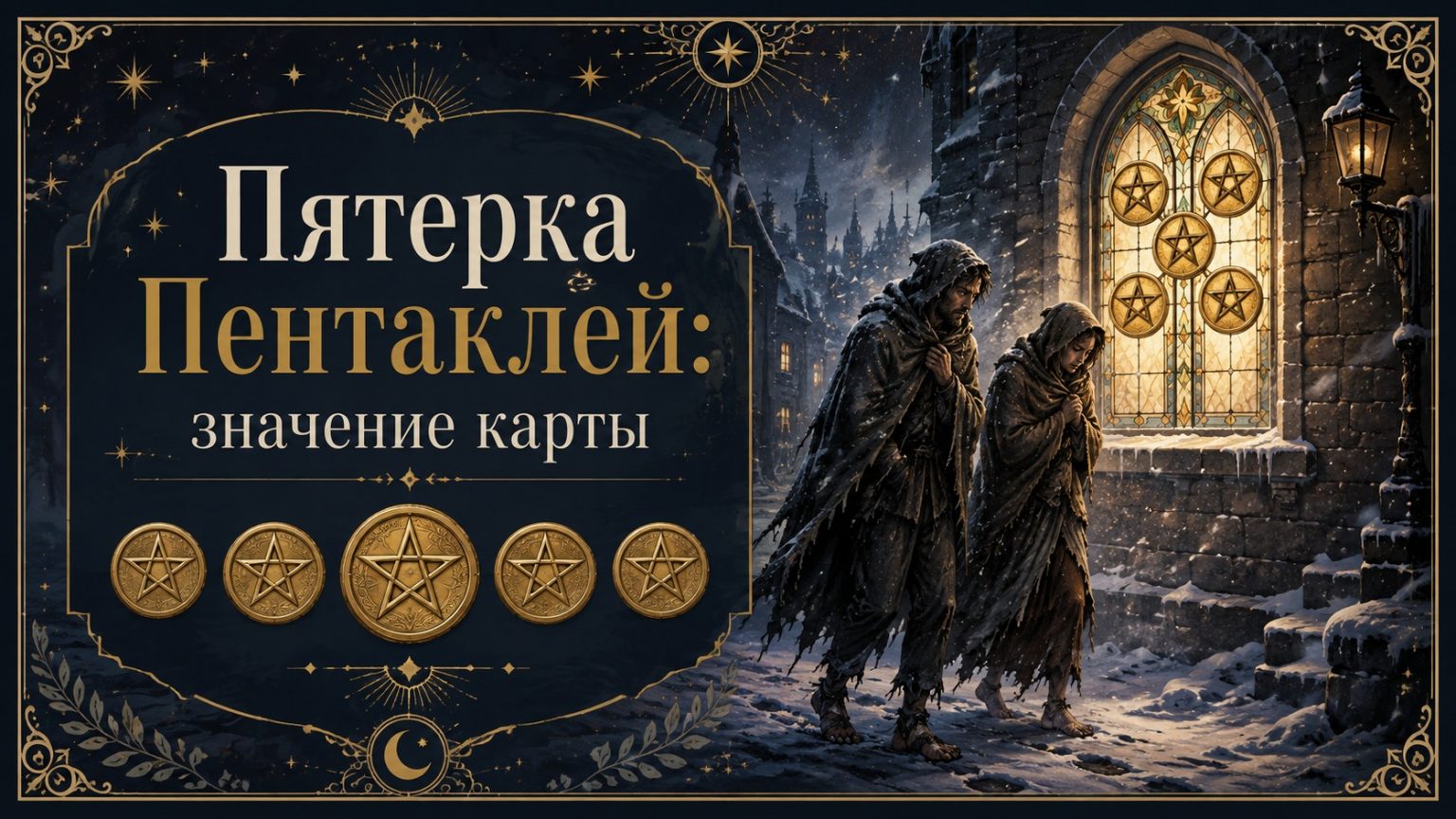 Карта Таро Пятерка Пентаклей: что означает и как читать в раскладах