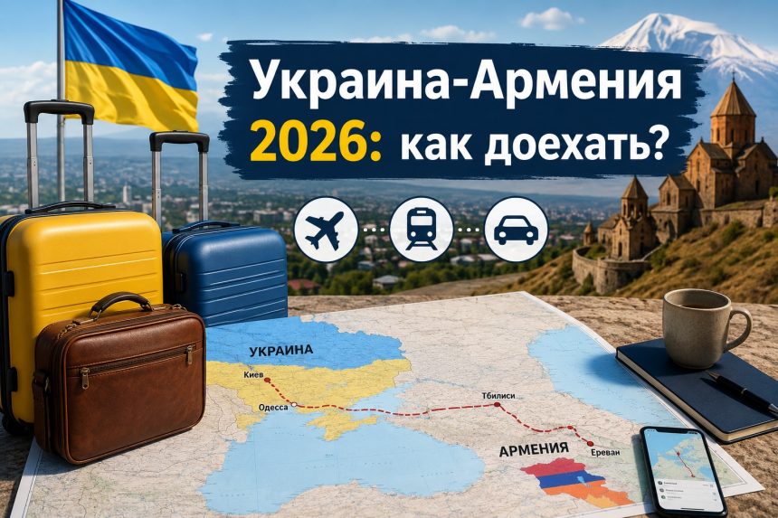 Как добраться из Украины в Армению 2026: быстрые способы, цена, длительность поездки