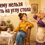 почему нельзя сидеть на углу стола