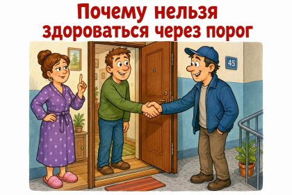 Почему нельзя здороваться и передавать вещи через порог: приметы и значение запрета