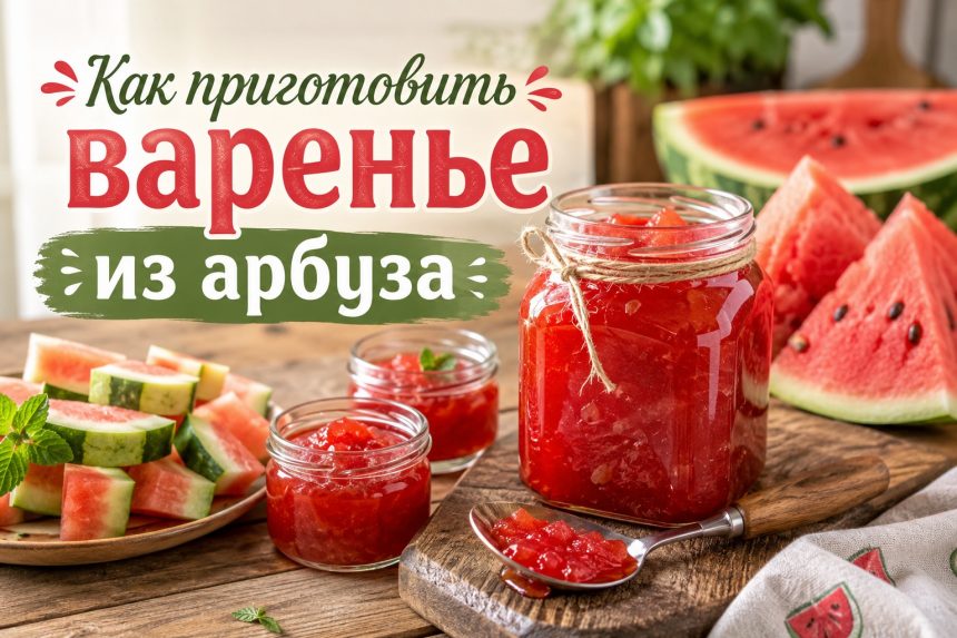 Варенье из арбуза на зиму: простые рецепты из мякоти и корок, пропорции сахара и сколько варить
