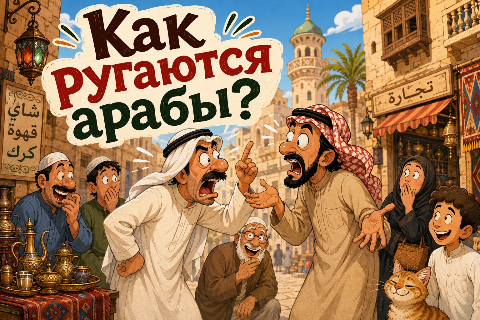 Арабские ругательства русскими буквами: перевод и правильное произношение