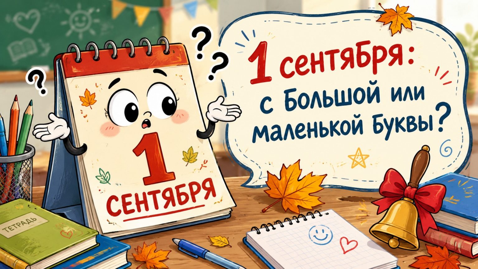 1 Сентября или 1 сентября: как правильно писать дату на русском