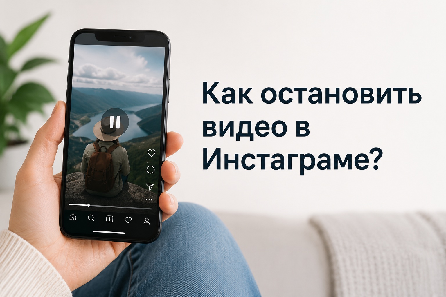 Как включить поставить видео на паузу в Instagram 2026: пошаговая инструкция для телефона и ноутбука