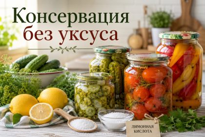 Чем заменить уксус в консервации: лимонная кислота и другие варианты