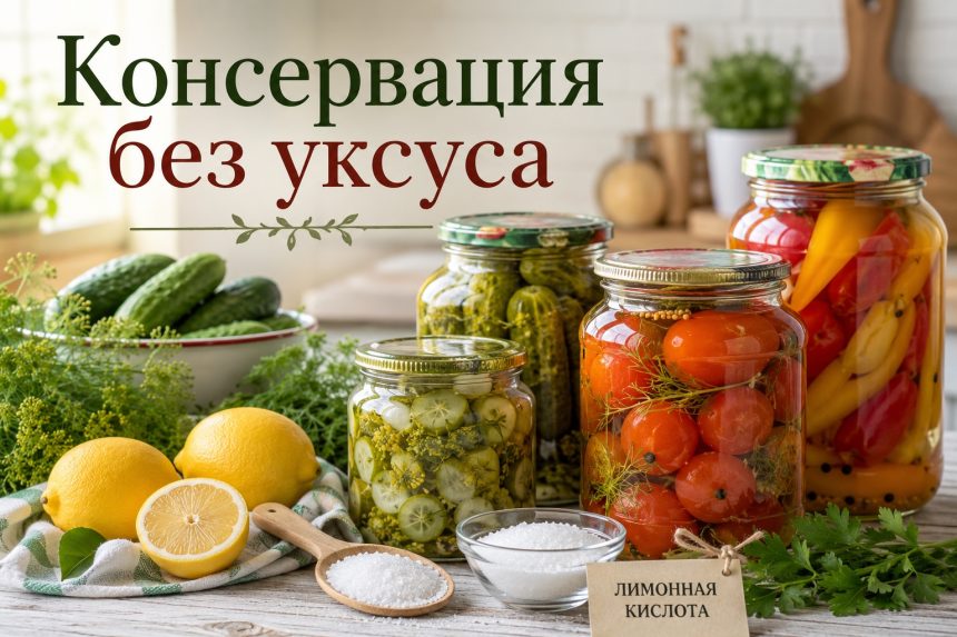 Чем заменить уксус в консервации: лимонная кислота и другие варианты