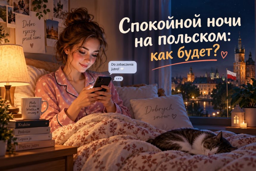 Как пожелать спокойной ночи на польском: красивые фразы с переводом на русский
