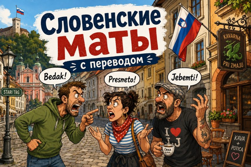 Матюки на словенском: грубые слова и выражения с переводом на русский