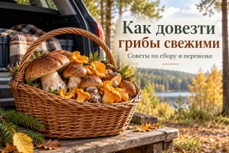 Как перевозить грибы из леса домой: правила сбора, тара, хранение и защита от порчи