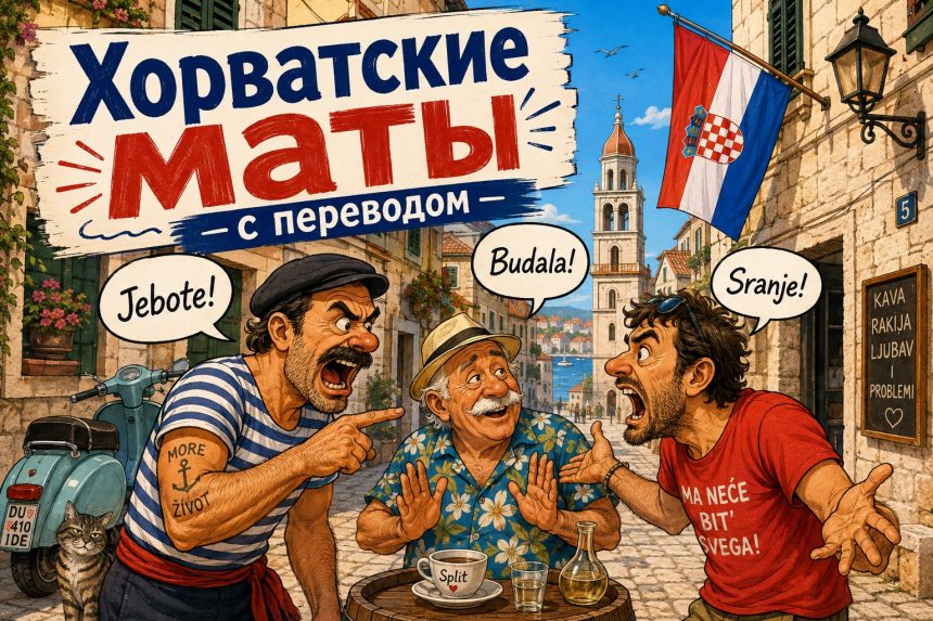 Как ругаются в Хорватии: популярные оскорбления, ругательства и маты с переводом на русский