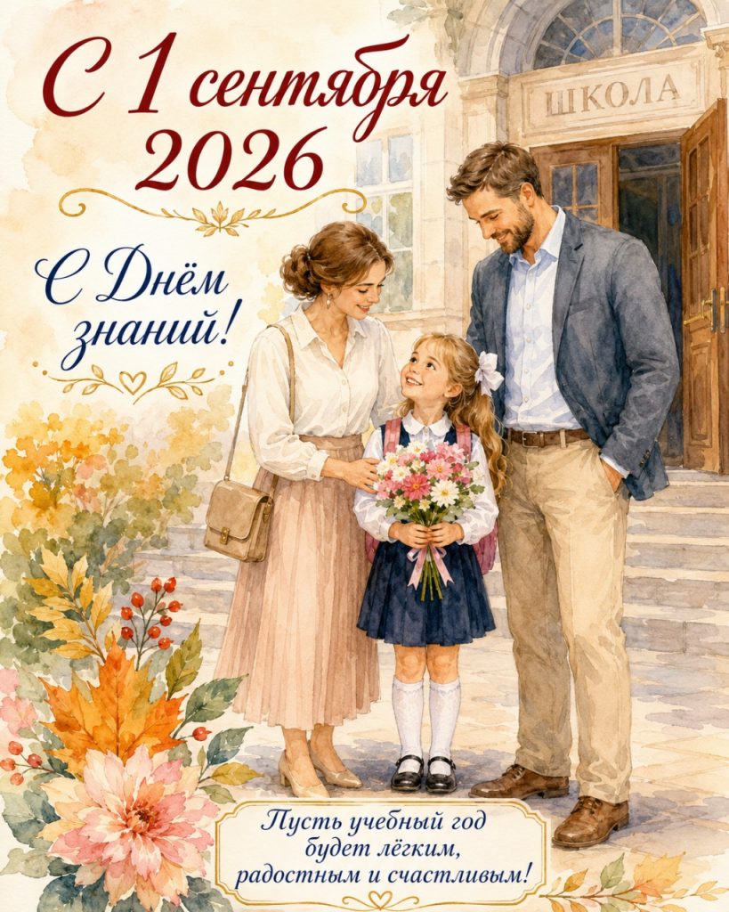 Что пожелать родителям и детям на 1 сентября 2026