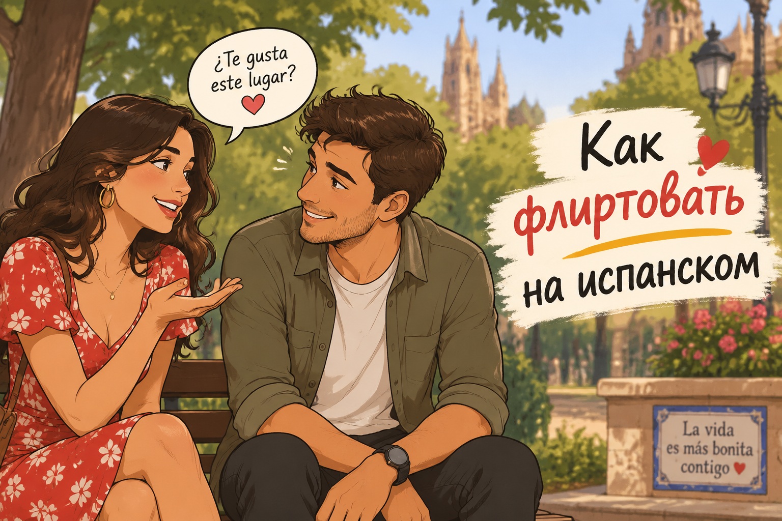 Фразы для флирта на испанском: что сказать девушке или парню, чтобы начать разговор