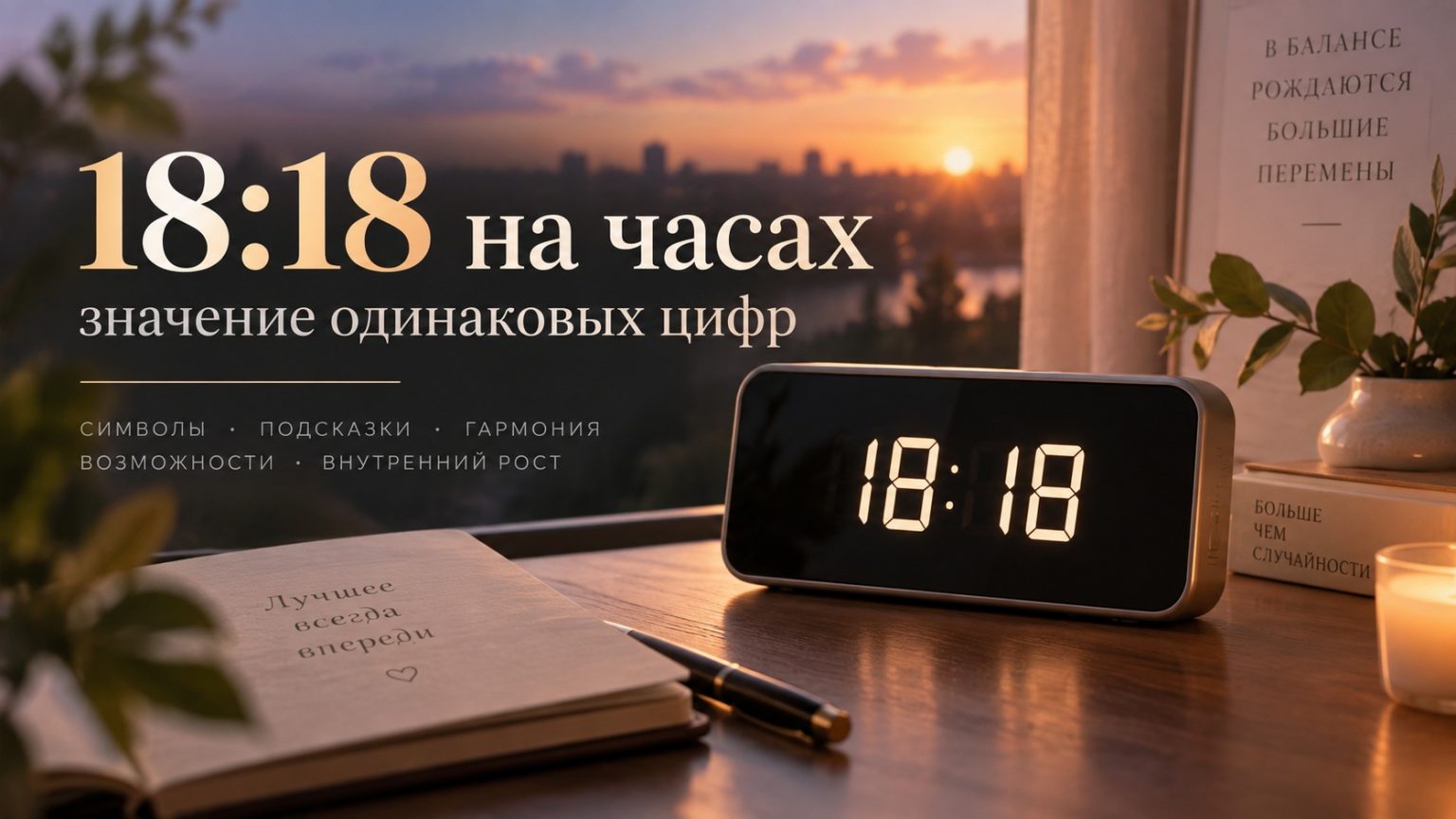 18:18 на часах: значение одинаковых цифр, популярные толкования и почему люди замечают это время