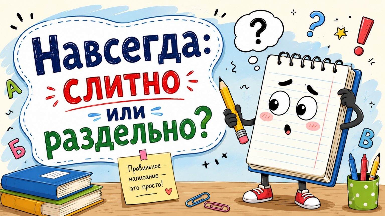 Навсегда или на всегда: как правильно пишется: как правильно пишется на русском