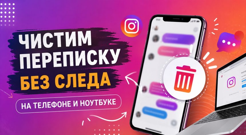 Как удалить переписку у двоих в Instagram 2026: пошаговая инструкция для телефона и ноутбука