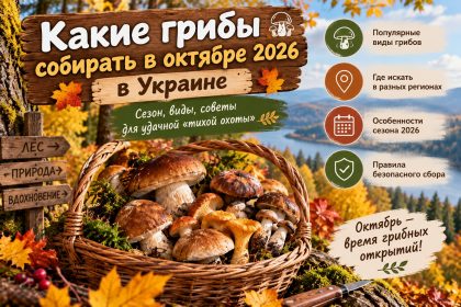 Какие грибы собирать в октябре 2026 года в Украине: сезонные виды и правила безопасной «тихой охоты»