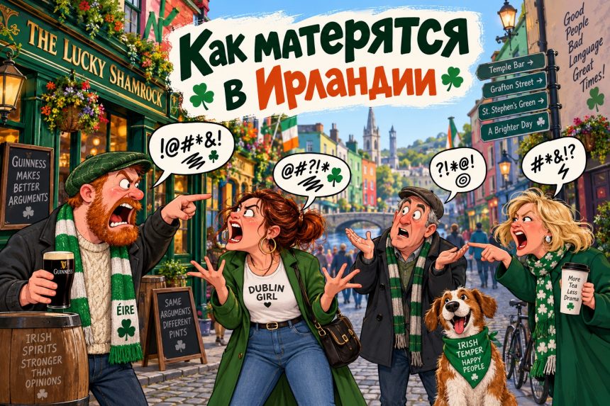 Матюки на ирландском: как ругаются в Ирландии и что означают грубые слова на русском