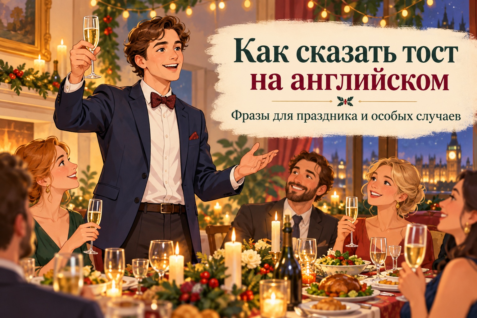 Тосты на английском языке: популярные фразы с переводом на русский и когда их правильно говорить