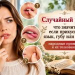 К чему прикусить язык, губу или щеку: народные приметы, значение и что это может означать