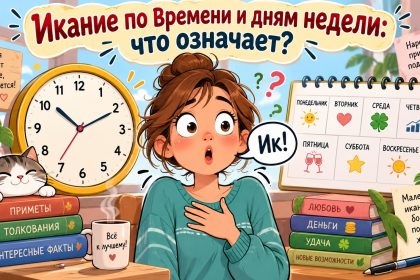 К чему человек икает: икалка по времени и дням недели