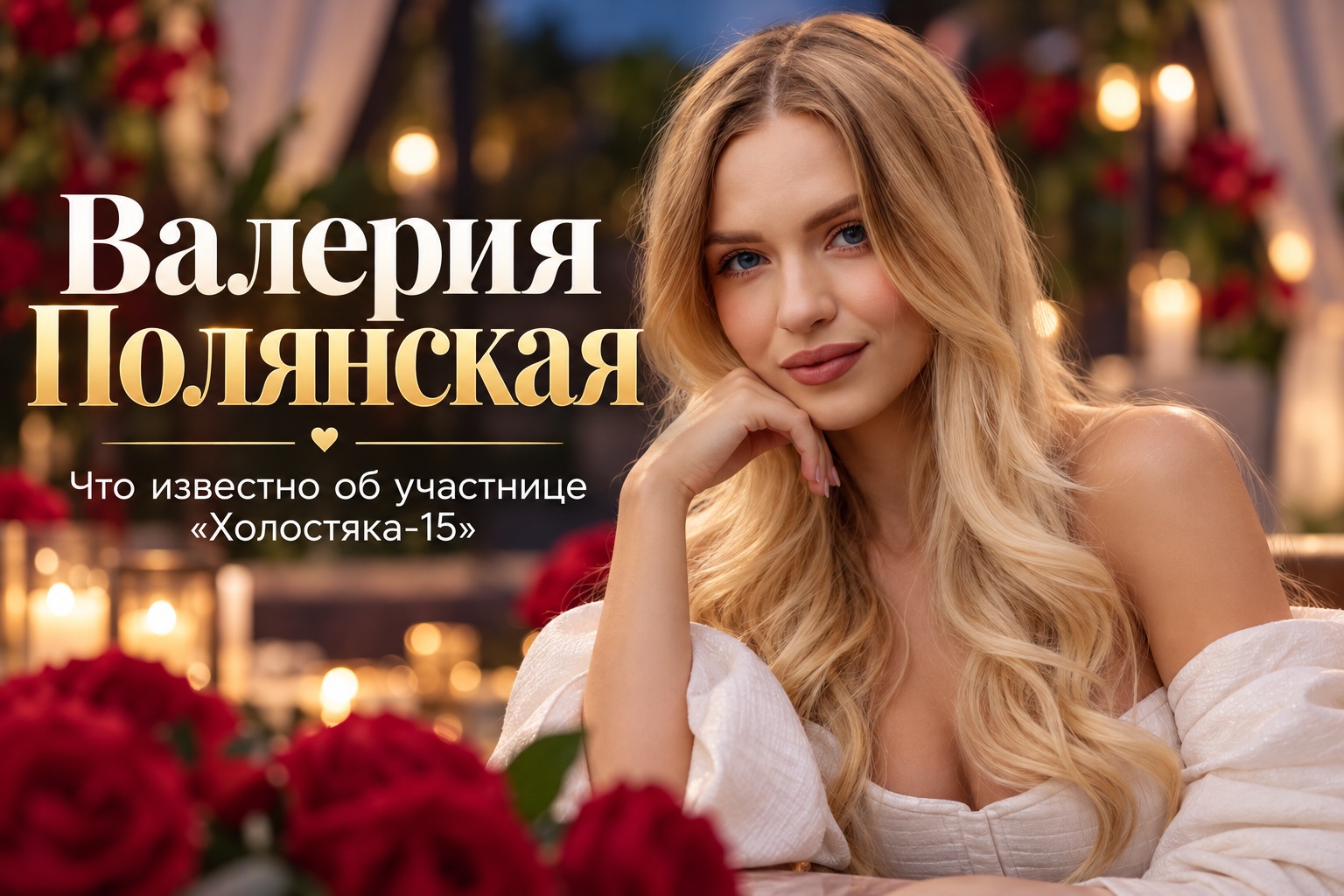 Кто такая Валерия Полянская из «Холостяка-15»: биография, работа и Instagram