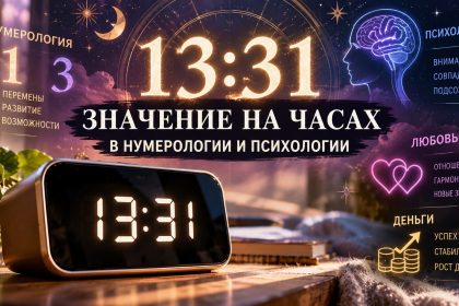 13:31 на часах: значение обратных цифр в нумерологии, любви и психологии