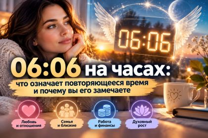 06:06 на часах: что означает повторяющееся время в любви, жизни и нумерологии
