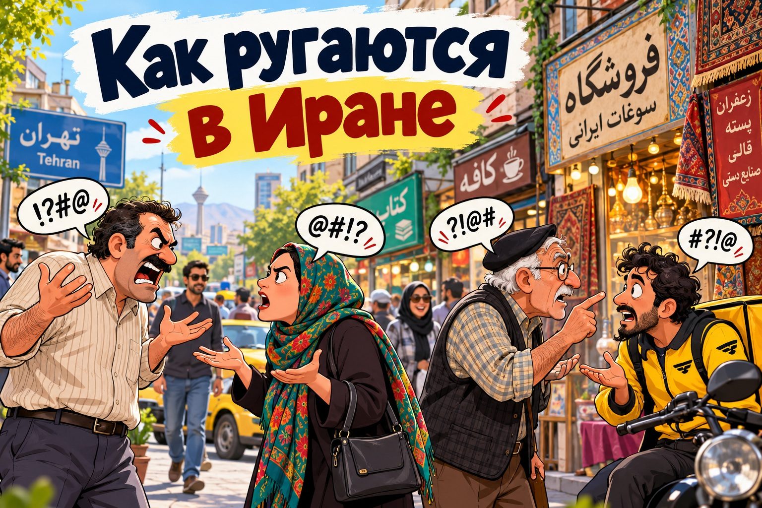 Матюки на фарси: популярные грубые слова и фразы с переводом на русский