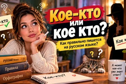 Кое-кто или кое кто: через дефис или раздельно, как правильно пишется на русском языке