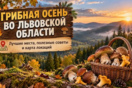 Грибные места во Львове и Львовской области: где искать и как собирать грибы осенью 2026