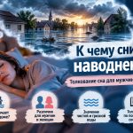 К чему снится наводнение мужчине и женщине: значение и толкование сна по соннику