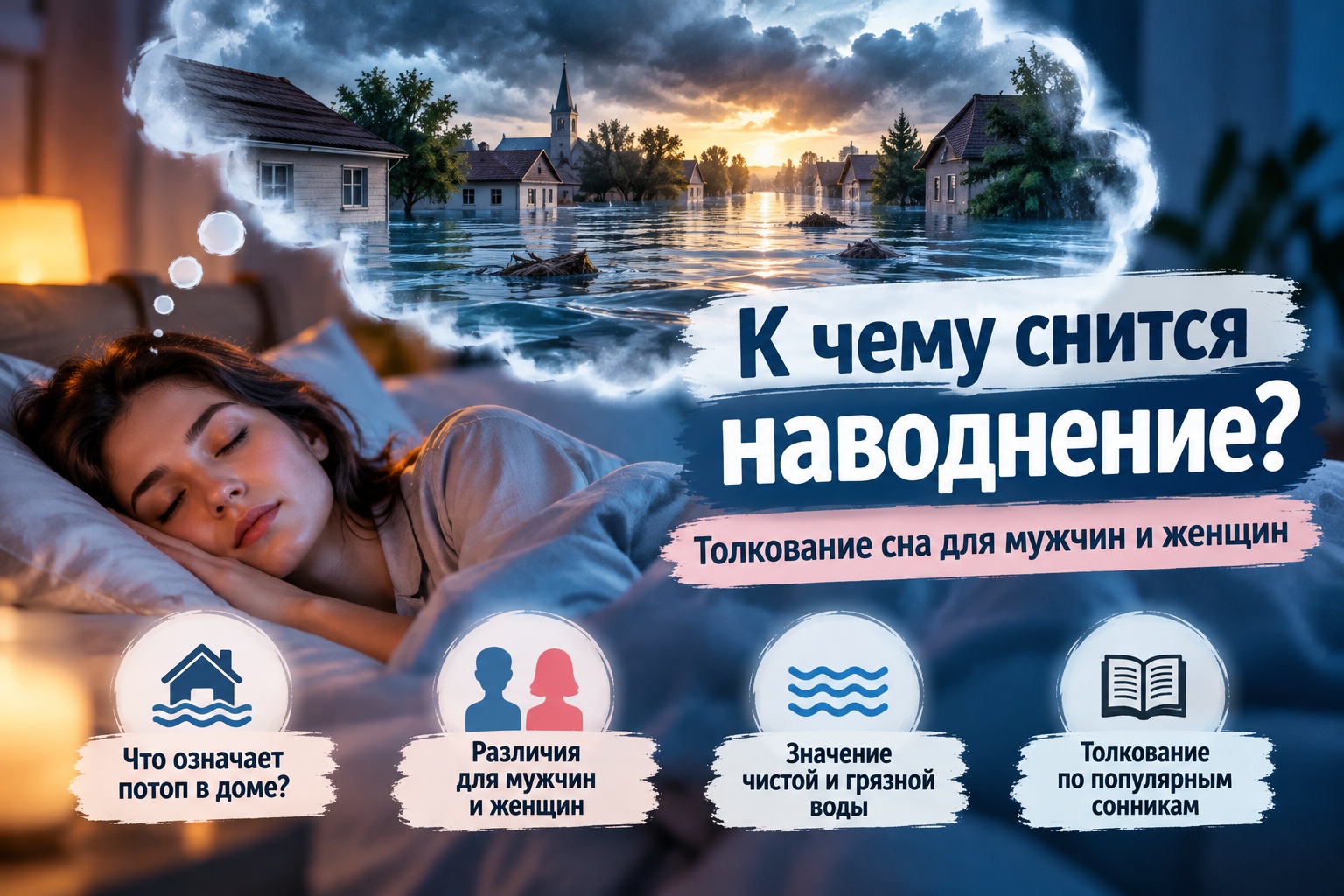 К чему снится наводнение мужчине и женщине: значение и толкование сна по соннику