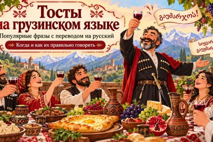 Тосты на грузинском языке: популярные фразы с переводом на русский и когда их правильно говорить