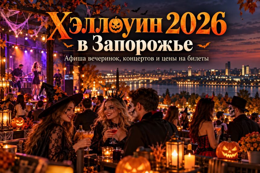 Где отпраздновать Хэллоуин 2026 в Запорожье: афиша мероприятий, вечеринки, концерты и цены на билеты