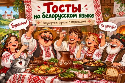 Тосты на белорусском языке: популярные фразы с переводом на русский и когда их правильно говорить