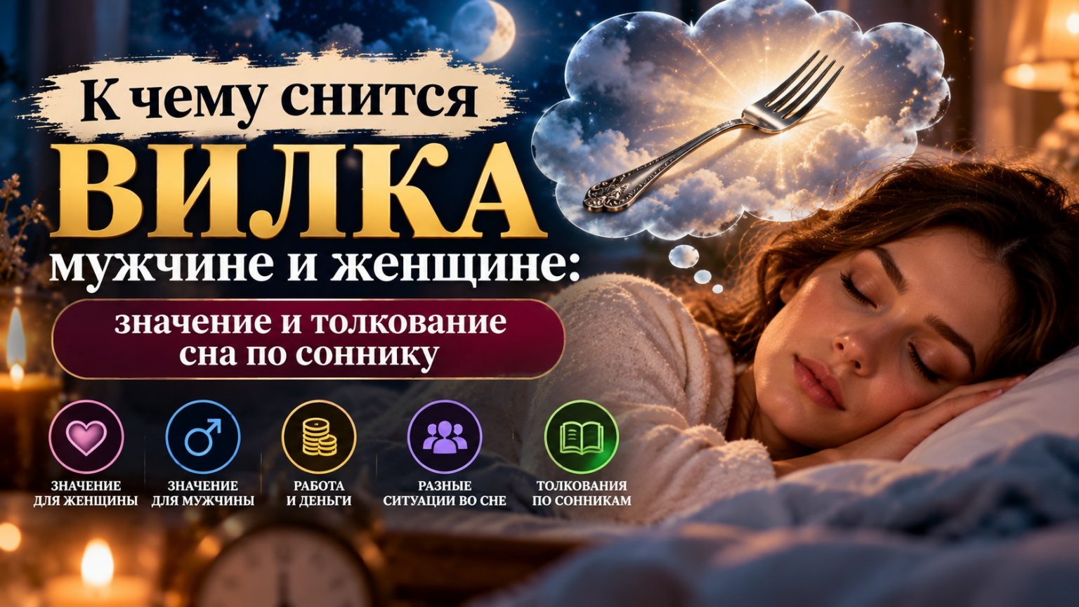 К чему снится вилка мужчине и женщине: значение и толкование сна по соннику
