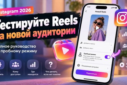 Пробный режим Reels в Instagram 2026: что такое, как включить, кому доступен и где находится