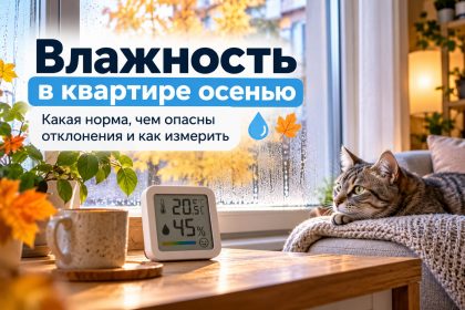 Какая влажность должна быть в квартире осенью: норма, комфортный уровень и как измерить