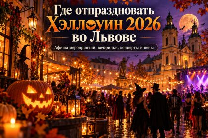 Где отпраздновать Хэллоуин 2026 во Львове: афиша мероприятий, вечеринки, концерты и цены на билеты