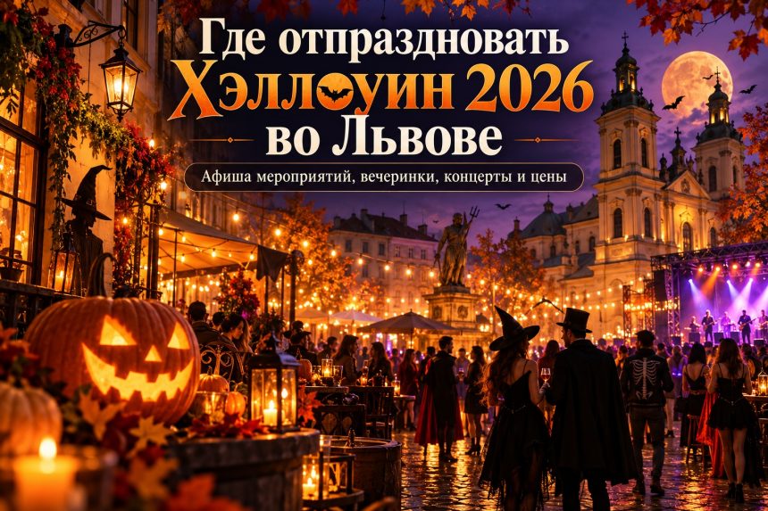 Где отпраздновать Хэллоуин 2026 во Львове: афиша мероприятий, вечеринки, концерты и цены на билеты