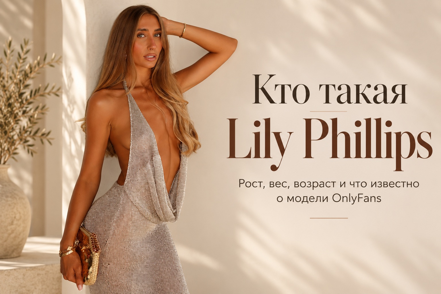 Кто такая Lily Phillips: размер груди, рост, вес, возраст и что известно о модели OnlyFans