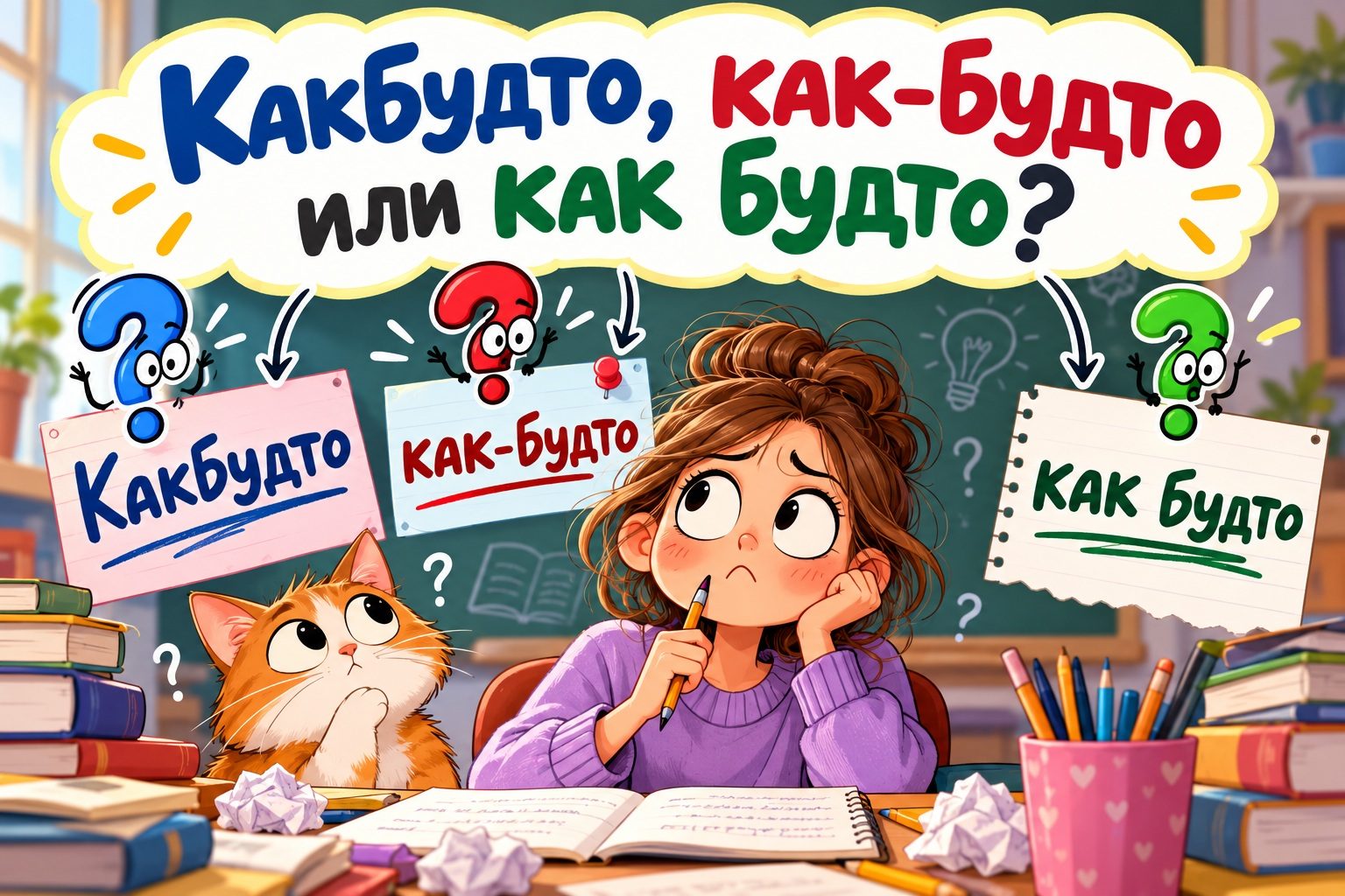 Как будто или как-будто: как правильно пишется на русском