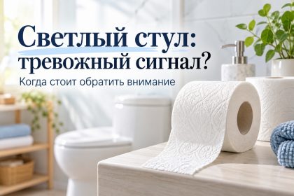 Светлый или почти белый кал: возможные причины и признаки, которые нельзя игнорировать