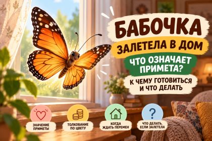 Бабочка залетела в дом: что означает примета, к чему готовиться и что делать