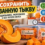 Как хранить разрезанную тыкву: сколько дней она лежит в холодильнике, можно ли замораживать и как определить порчу
